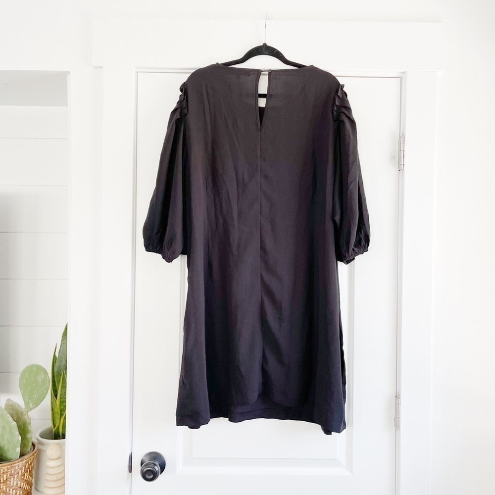 Capsule by Simply Be Puff Sleeve Shift Dress - Picture 5 of 9